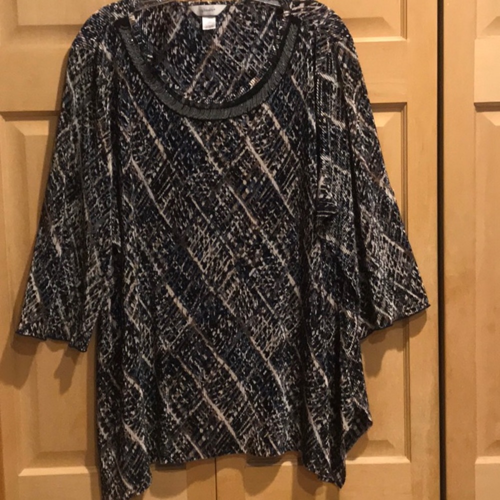CJ Banks tunic  blouse